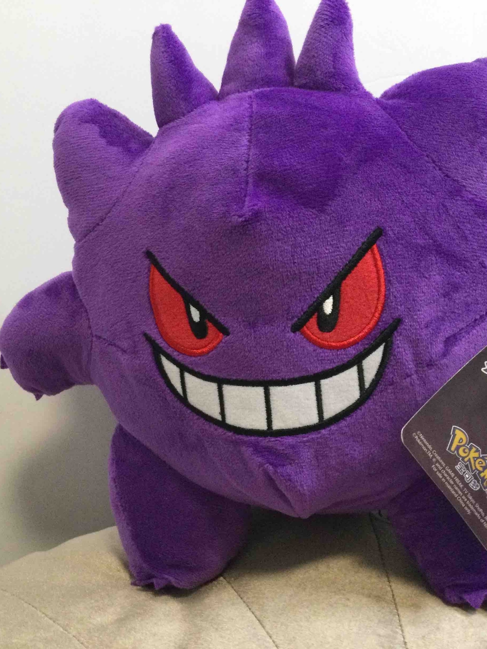 Gengar Plush Toy - Purple Soft Stuffed Character